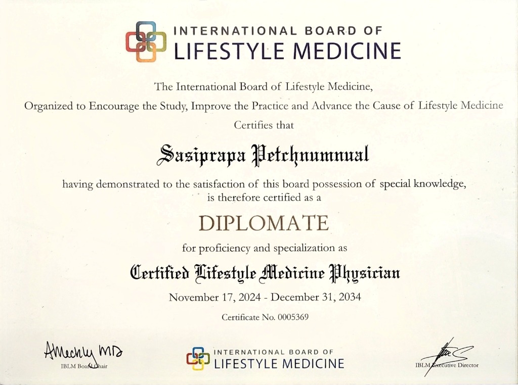 Lifestyle Medicine Certificate