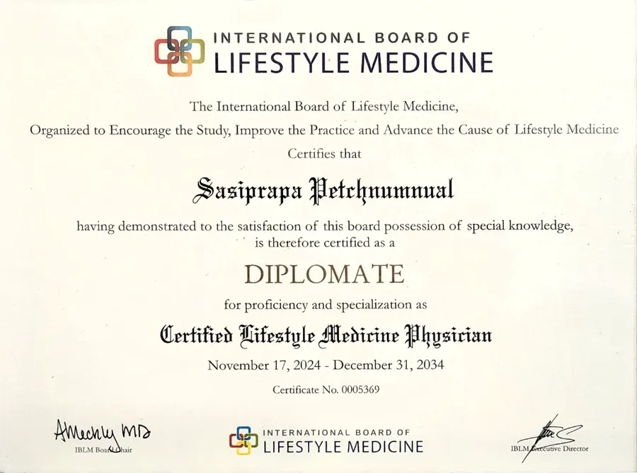 Lifestyle Medicine Certificate